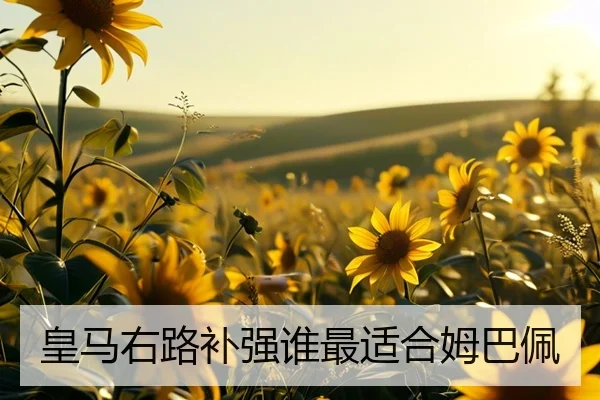 皇马右路补强谁最适合姆巴佩